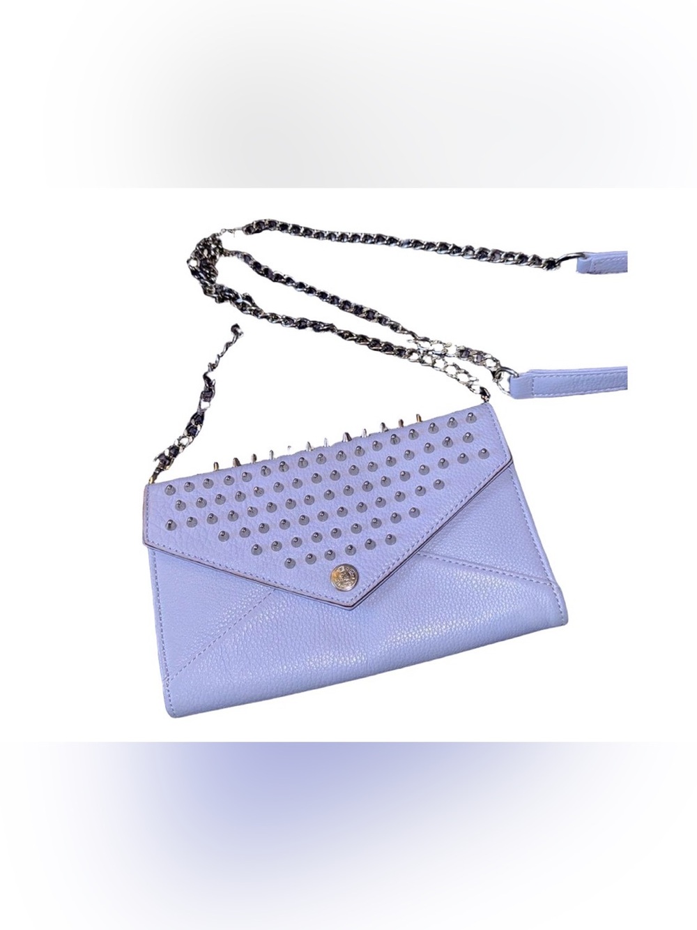 REBECCA MINKOFF SPIKE & STUD lilac CHAIN strap bag / crossbody